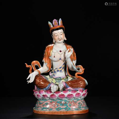 Pastel paint at guanyin cm 39 * 26, 9600