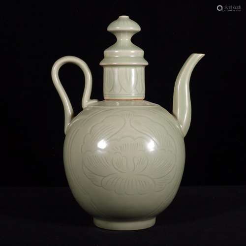 Five dynasties and ten states secret color porcelain kiln pa...