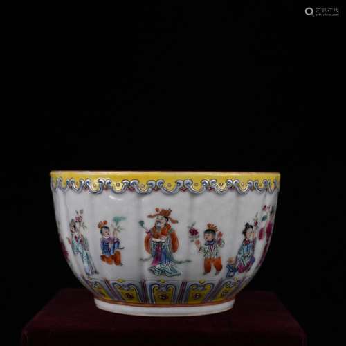 Pastel twelve flora bowl antique vase 200208 antique collect...