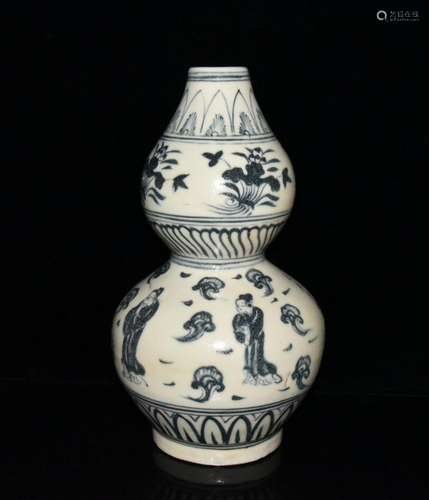 Stories of blue and white gourd bottle x20cm 36.5 900