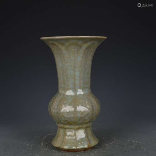 Imperial worship ning money flower vase with antique vase 19...