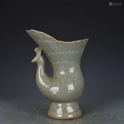 Imperialning phoenix glass of antique vase 190803 antique an...