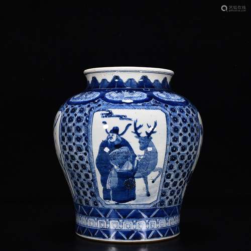 CV 18 plus blue and white medallion flower-and-bird. Stories...