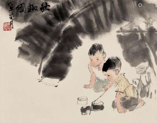 ‘A PORTRAIT OF AUTUMN’, BY ZHOU SICONG (1939-1996), DATED 19...