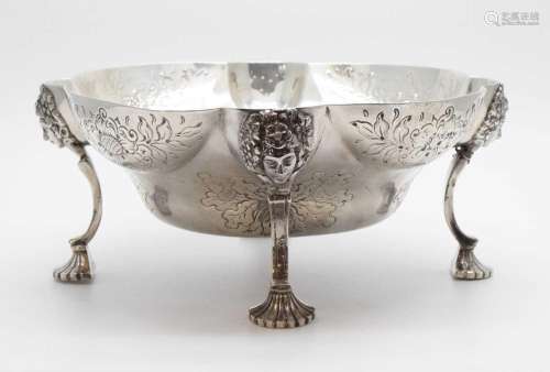 Late Victorian silver bowl