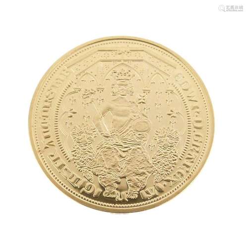 Fantasy gold Edward III Double Leopard issued by The London ...