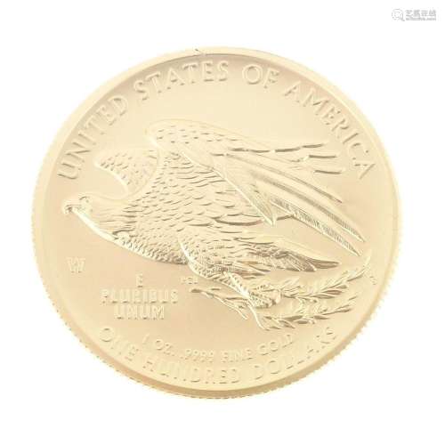 United States of America, American Liberty high relief $100 ...