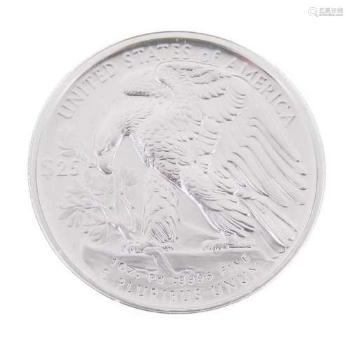 United States of America, American Eagle $25 1oz palladium c...