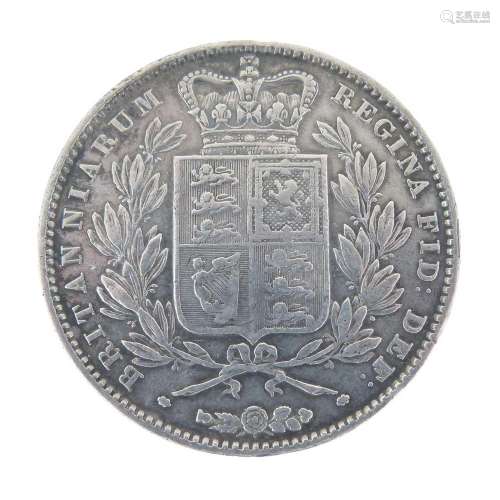 Victorian silver crown 1845