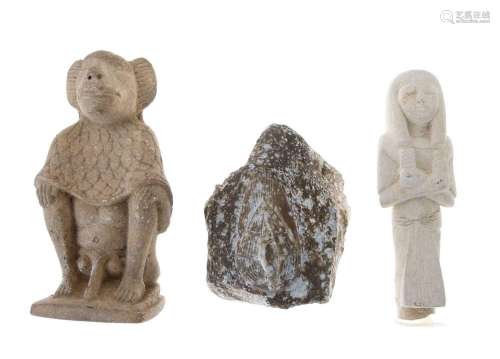 Three Egyptian collectables
