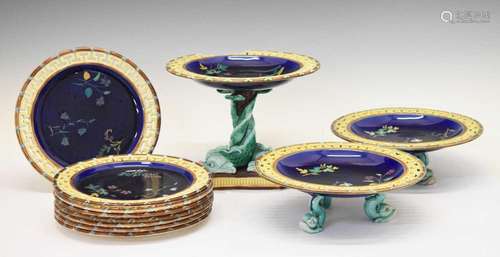 Wedgwood Majolica part dessert set