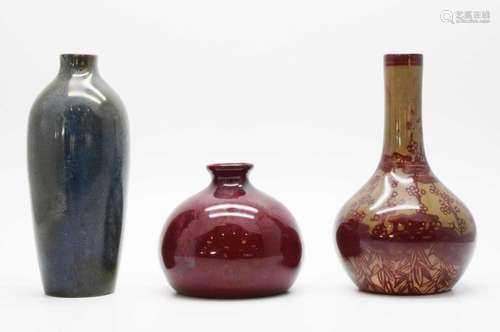 Bernard Moore - Three small vases