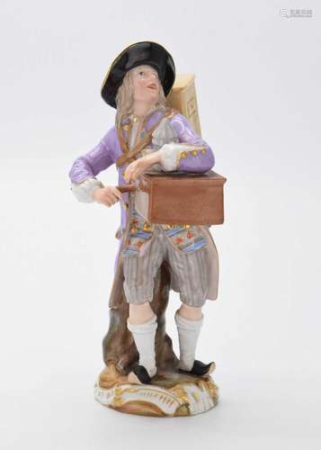 Meissen magic lantern seller