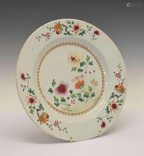 Chinese Famille Rose plate