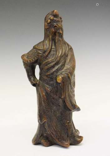 Large Chinese bronze of Lu Xing