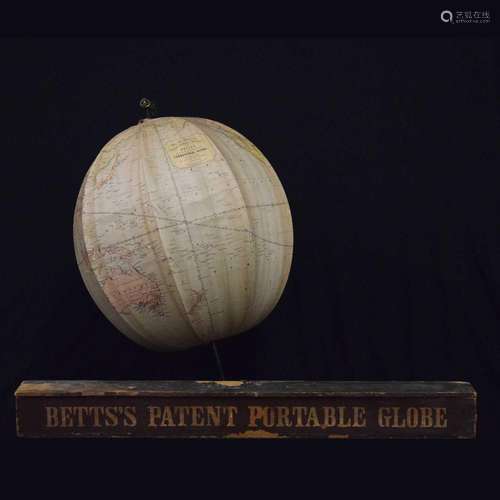 Victorian Bettss Patent Portable Globe