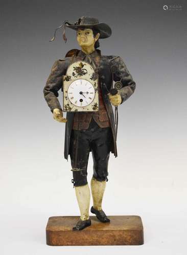 19th Century Black Forest Pedlar timepiece