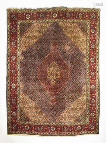 Persian Bidjar wool rug