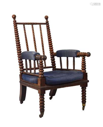 Bobbin arm chair