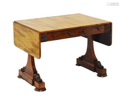 Victorian mahogany sofa table