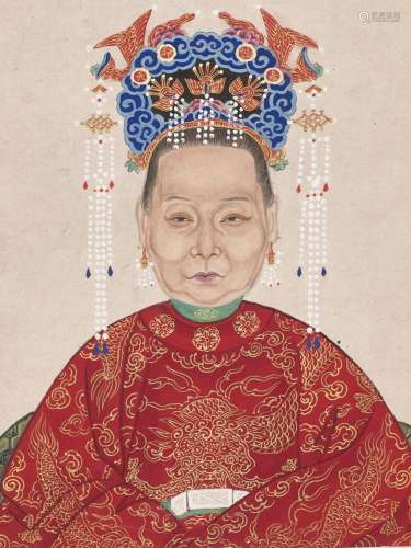 A PORTRAIT OF A COURT LADY, IMPERIAL SCHOOL, 18TH TO 19TH CE...