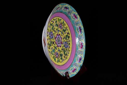 enamel on the front lines passion fruit plate4.5 cm high 21 ...