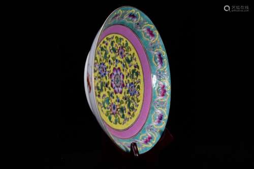 enamel on the front lines passion fruit plate4.5 cm high 21 ...