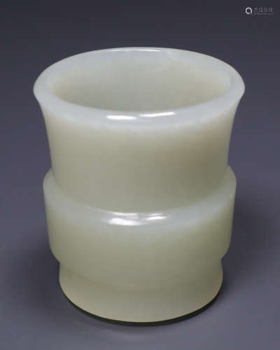 A jade cup