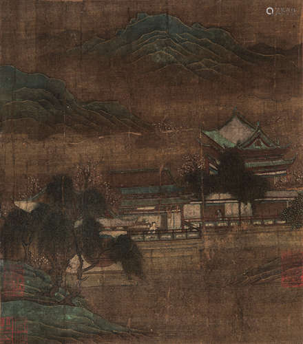 佚名 山水 立轴