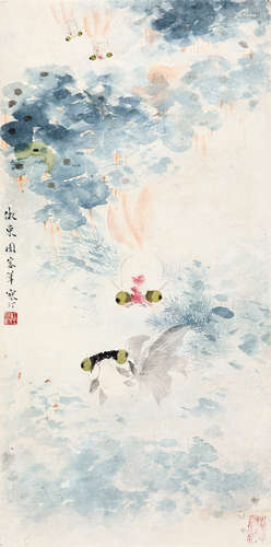 江寒汀 金玉满堂 立轴