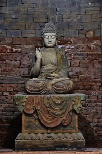 For many years collection ~ old wooden Buddha statuesDimensi...