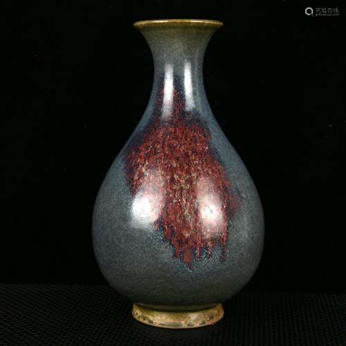 Jun porcelain okho spring bottle26.5 cm high 16.5 cm in diam...