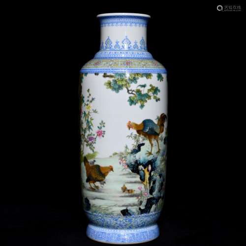 The pastel material safeguard chicken on the bottle, 13 cm h...