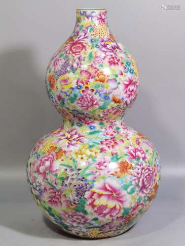 Pastel flowers do not fall to the ground the gourd bottle 31...