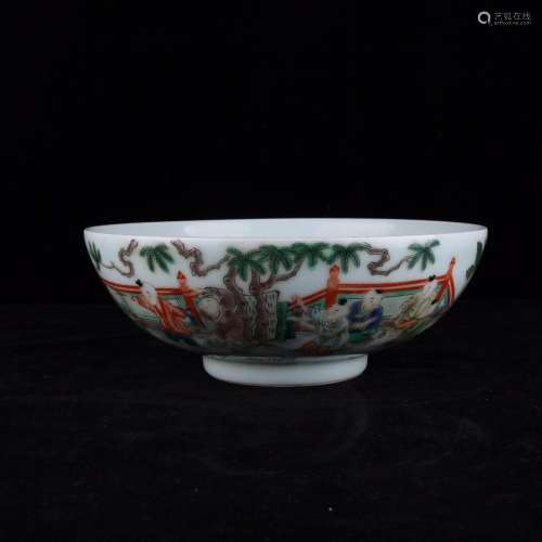 Colorful YingXiWen bowl specifications 21 * 8 cm3000