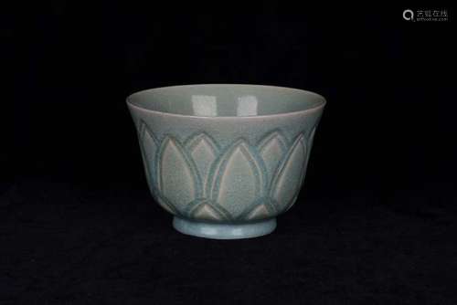 Cool lotus temple blue agate glaze carving your kiln day wri...