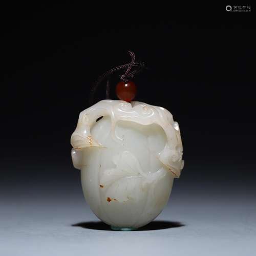 Hetian jade, is the flourishing of descendants of the 4.3 cm...