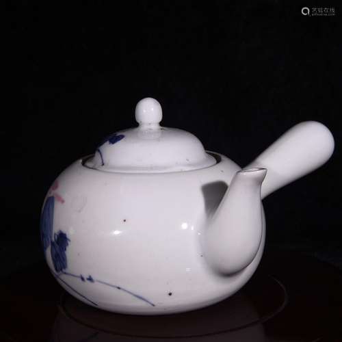 Korea blue-and-white porcelain youligong morning glory horn ...