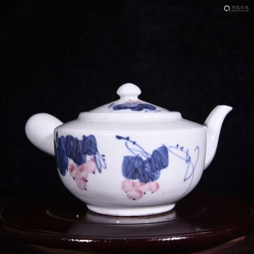 Korea export porcelain porcelain youligong purple loquat gra...
