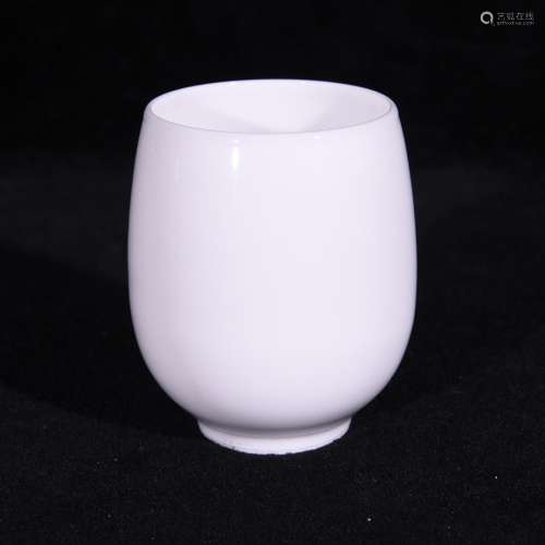 Sweet safe duck egg white life craft glass cup 7.6 * 6.5 cm ...