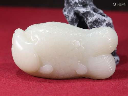 Hetian jade jade pieces, seed makings fishSpecification: len...