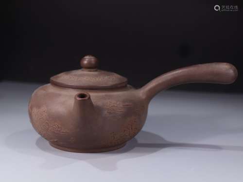 Old violet arenaceous characters scenery famous tea pot, spe...