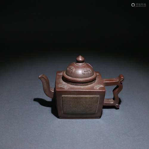 Sifang printing "eight rifle" pot.Size 15.8 * 9 * ...