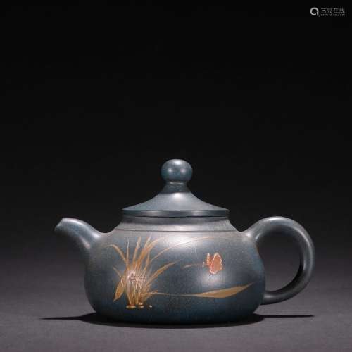 Guo-qiang MAO, purple butterfly tattoo teapot.Specification:...