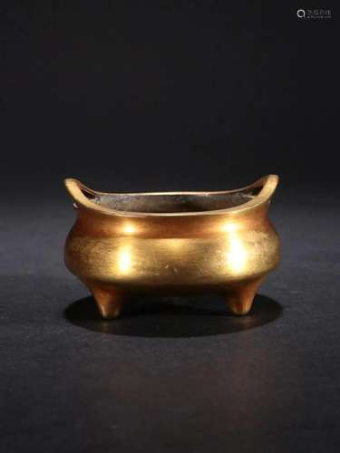 A Fine Gilt-bronze Censer