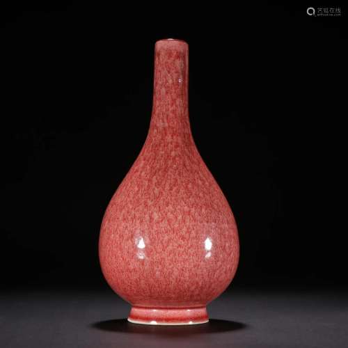 A Fine Red Glazed Vase