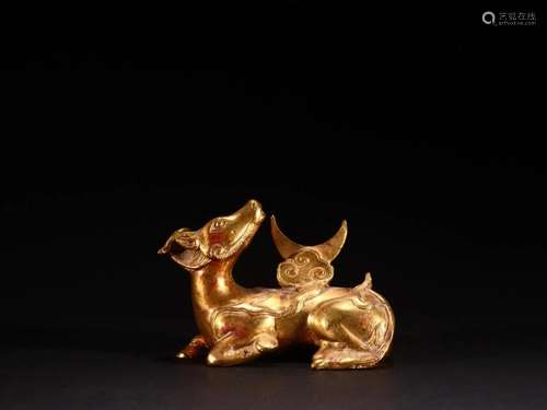 A Fine Gilt-bronze Ornament