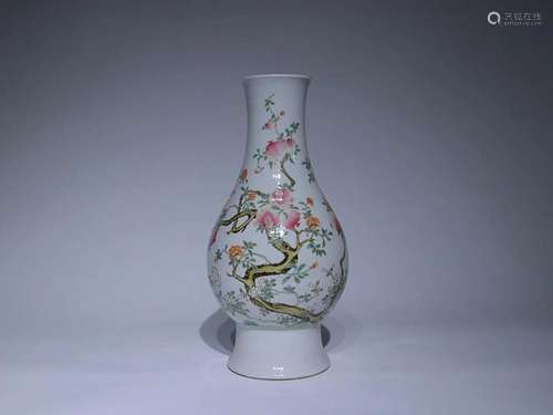 CHINESE FAMILLE-ROSE VASE DEPICTING 'POMEGRANATE', &...