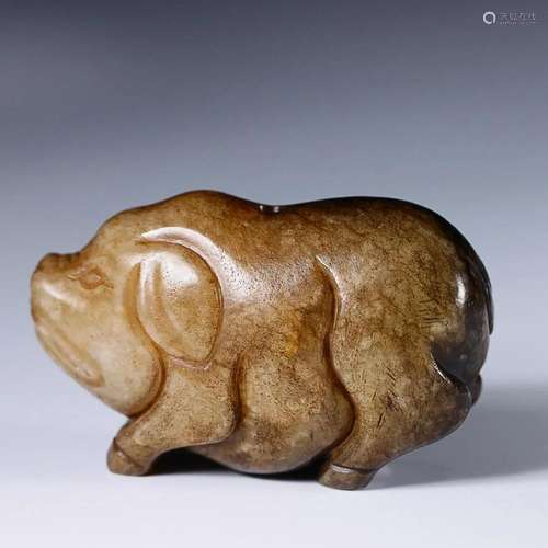 CHINESE HETIAN JADE PIG