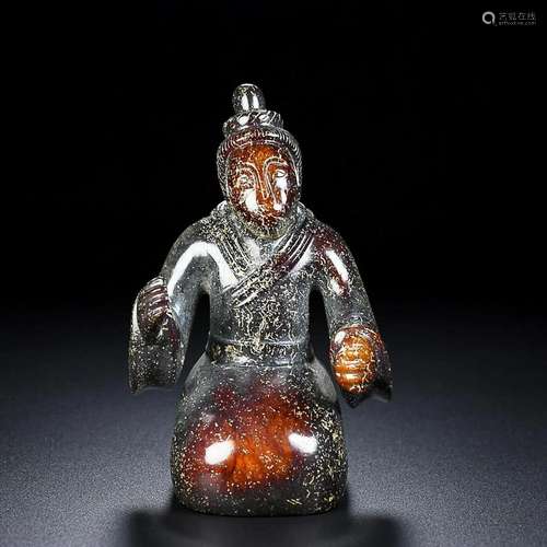 CHINESE HETIAN JADE FIGURE